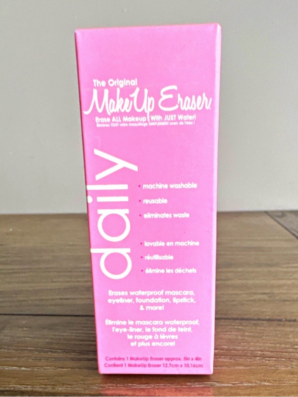 MakeUp Eraser Pink Reusable Makeup Remover Box